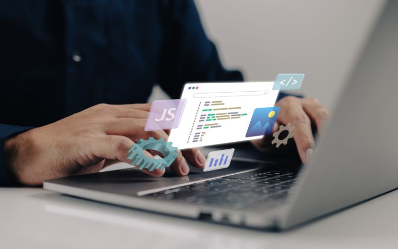 Website developer building a scalable multi page website for business growth and SEO