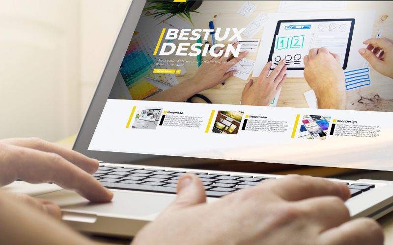 UX design process for optimizing multi page website and ecommerce user experience