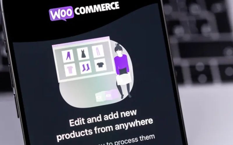 woocommerce website viewed on a mobile device showing product page and mobile browsing experience.